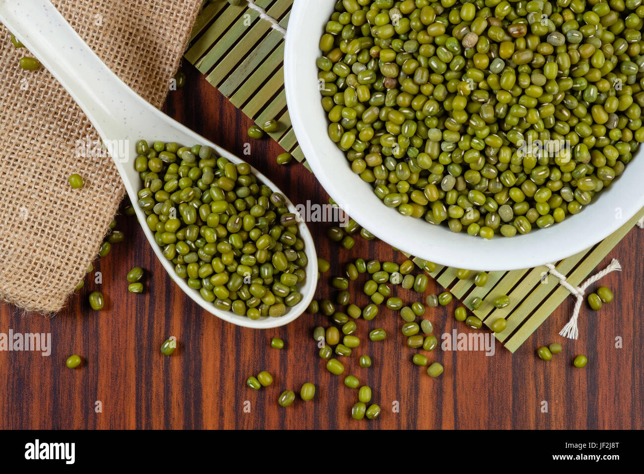 Mung beans Stock Photo