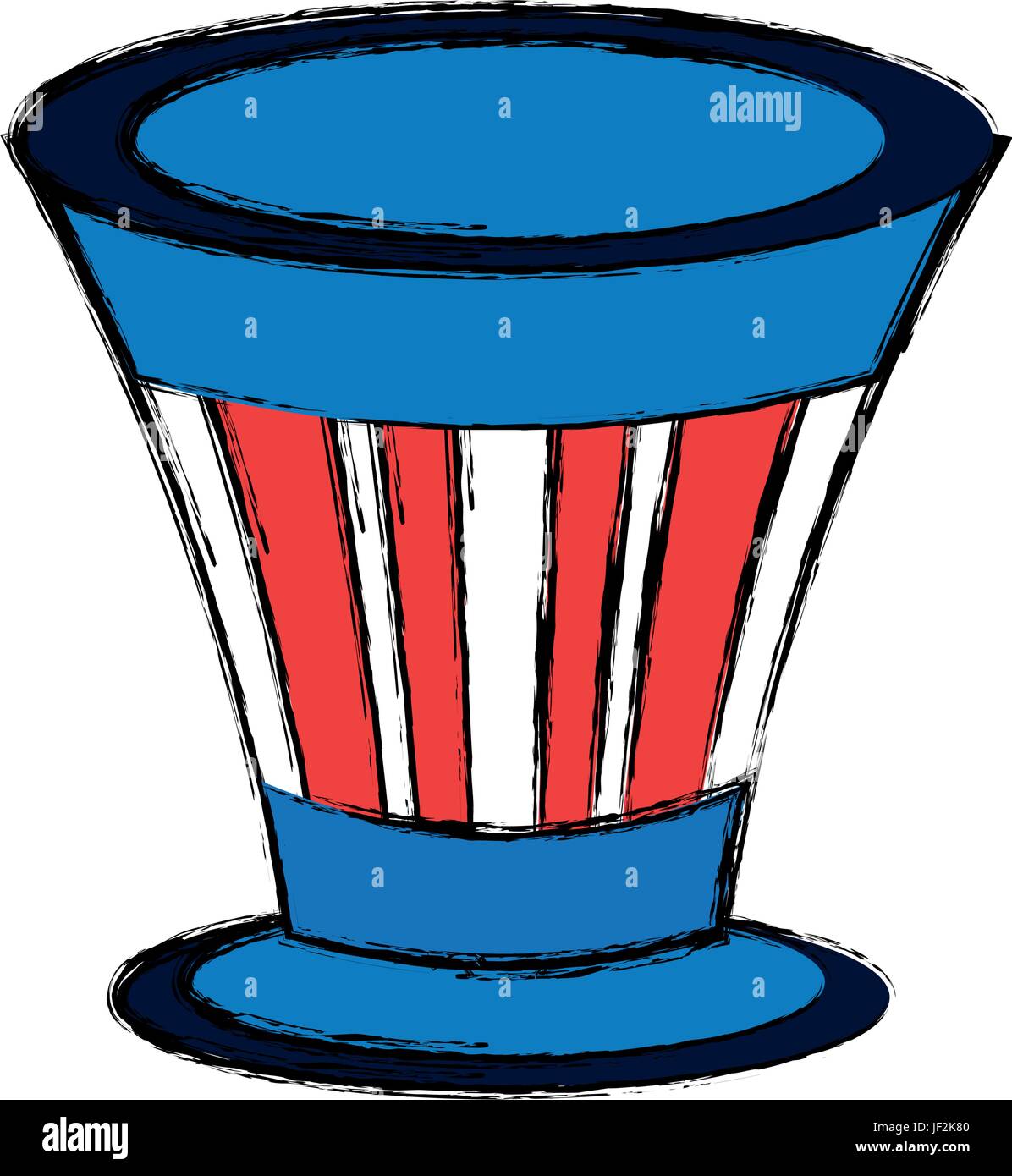 uncle sam hat stock vector art illustration vector image uncle sam vector