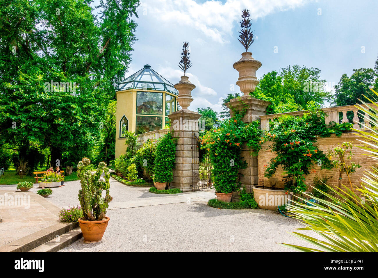 Botanical garden in Padova, Italy Stock Photo