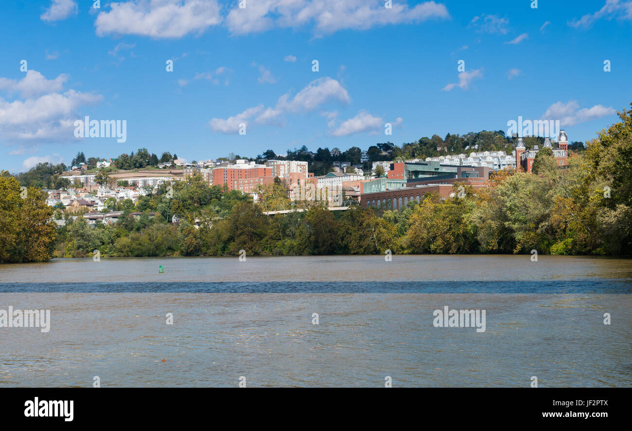Overview of City of WV Stock Photo Alamy