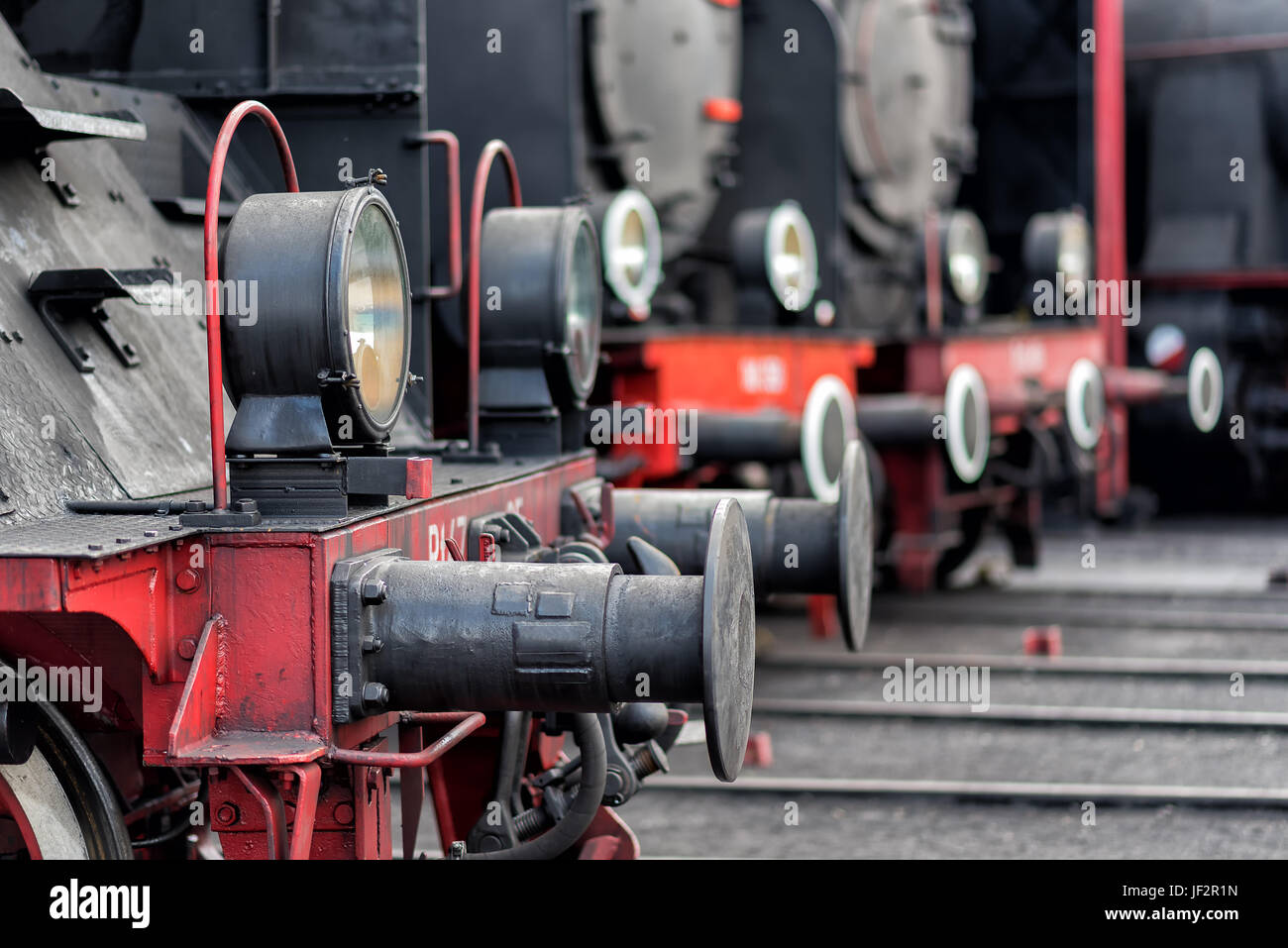 steam locomotives Stock Photo