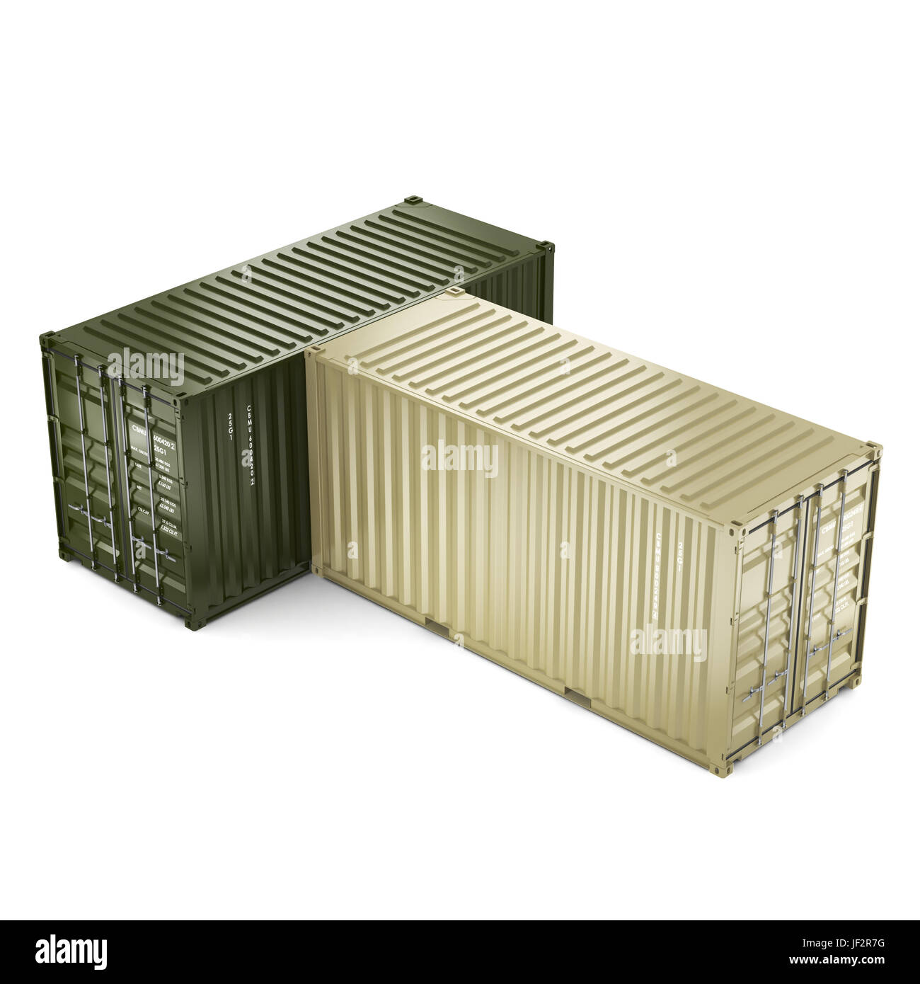 3D rendering container Stock Photo - Alamy