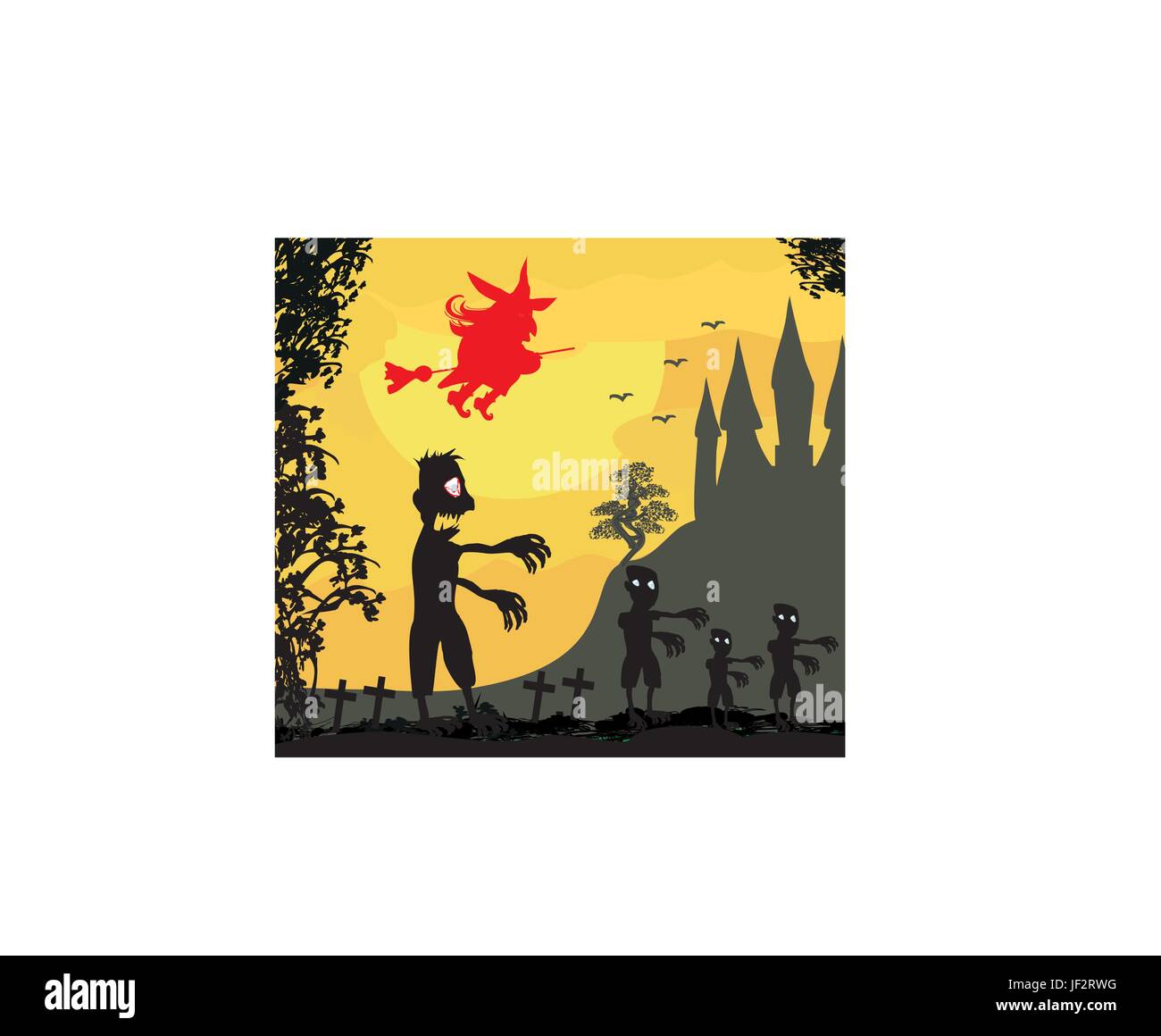 Dead and rotting trees Stock Vector Images - Alamy