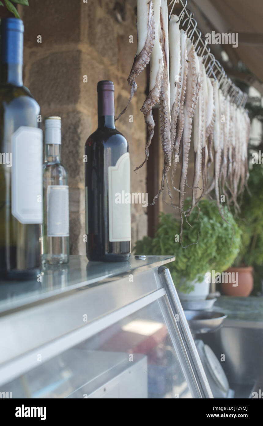 Octopus on rope Stock Photo - Alamy