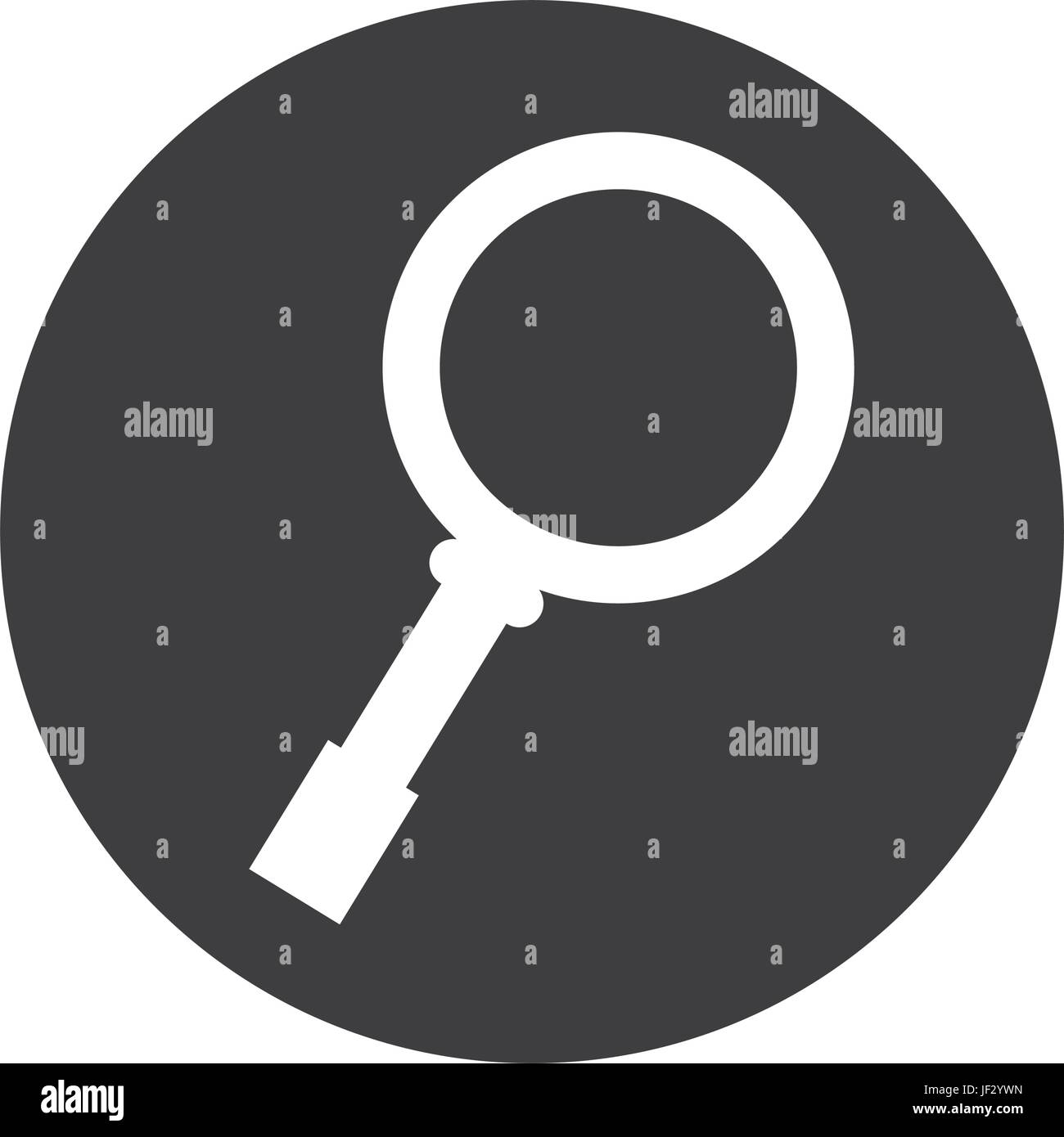 Magnifying glass symbol Stock Vector Image & Art - Alamy