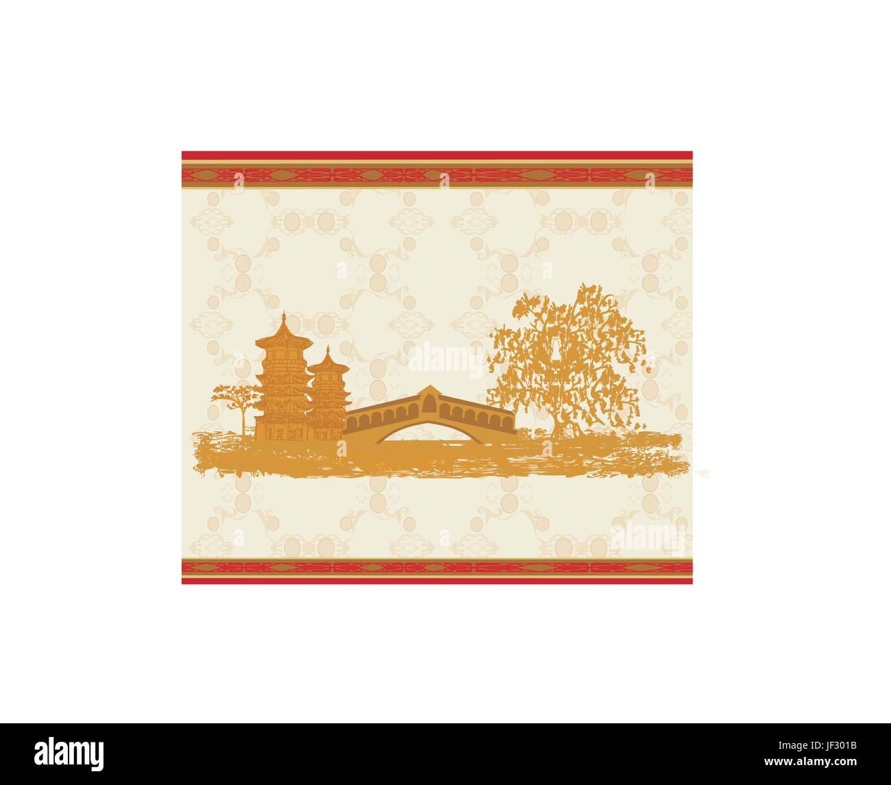 beautiful, beauteously, nice, temple, art, culture, colour, model, design, Stock Vector