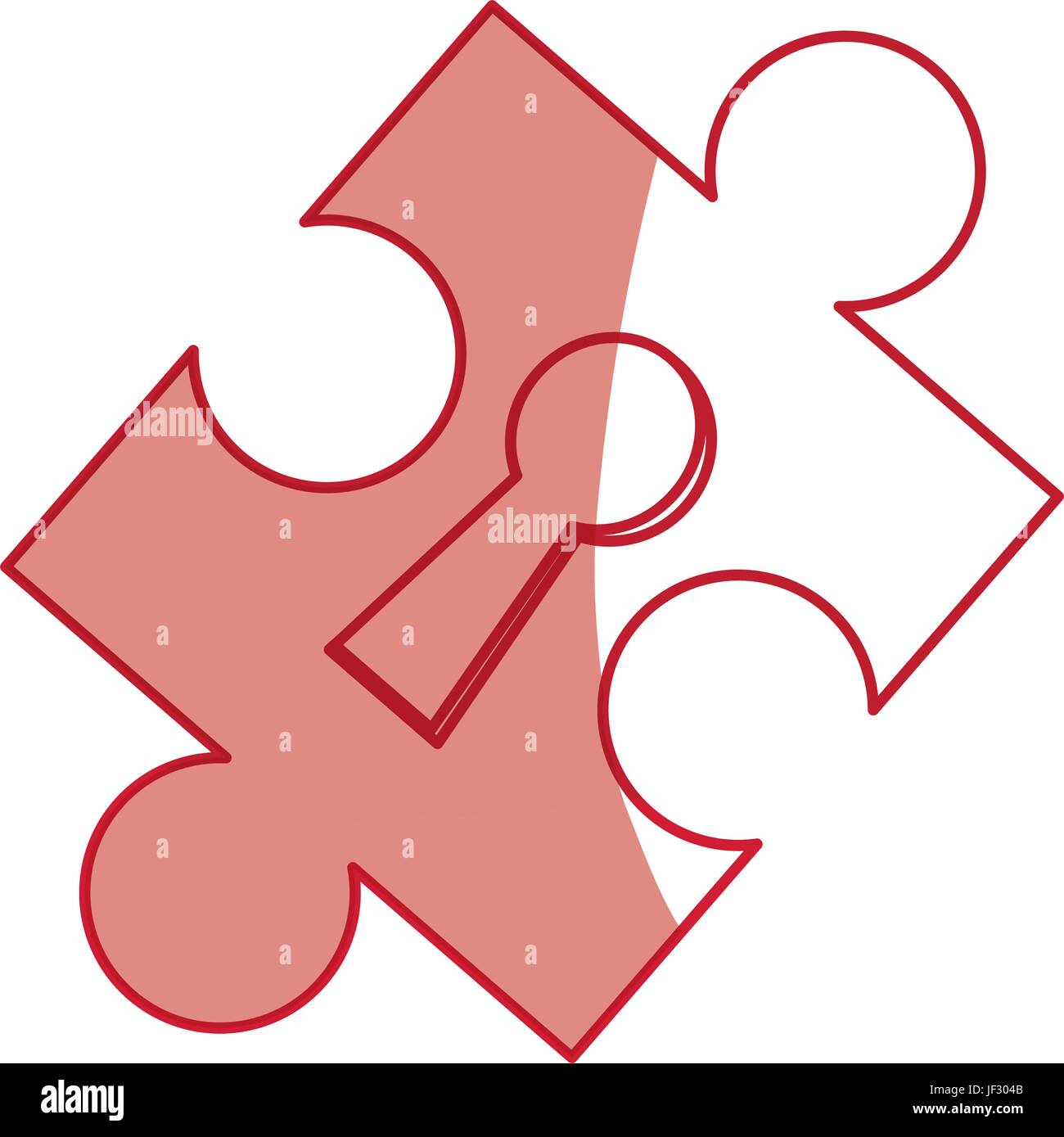 Puzzle piece isolated Stock Vector Image & Art - Alamy