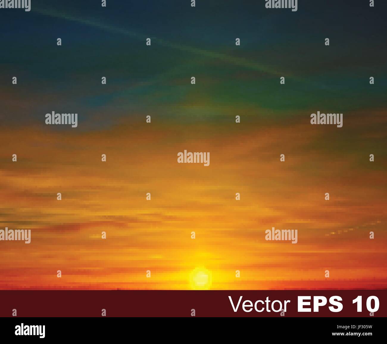 colour, sunset, abstract, orange, color, firmament, sky, backdrop, background, Stock Vector