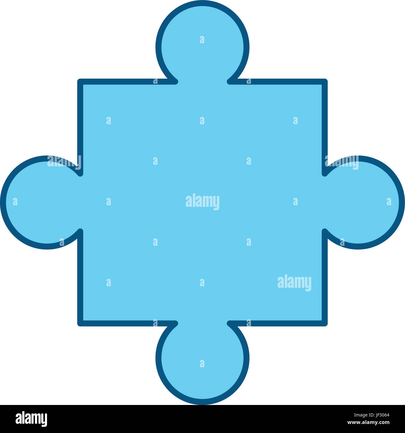 Puzzle piece isolated Stock Vector Image & Art - Alamy