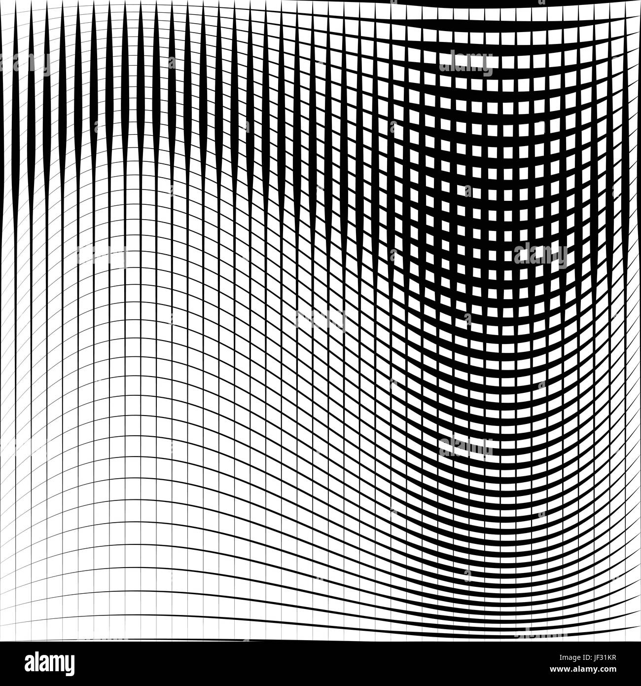 Geometric black and white texture. Mesh, grid pattern of lines Stock ...