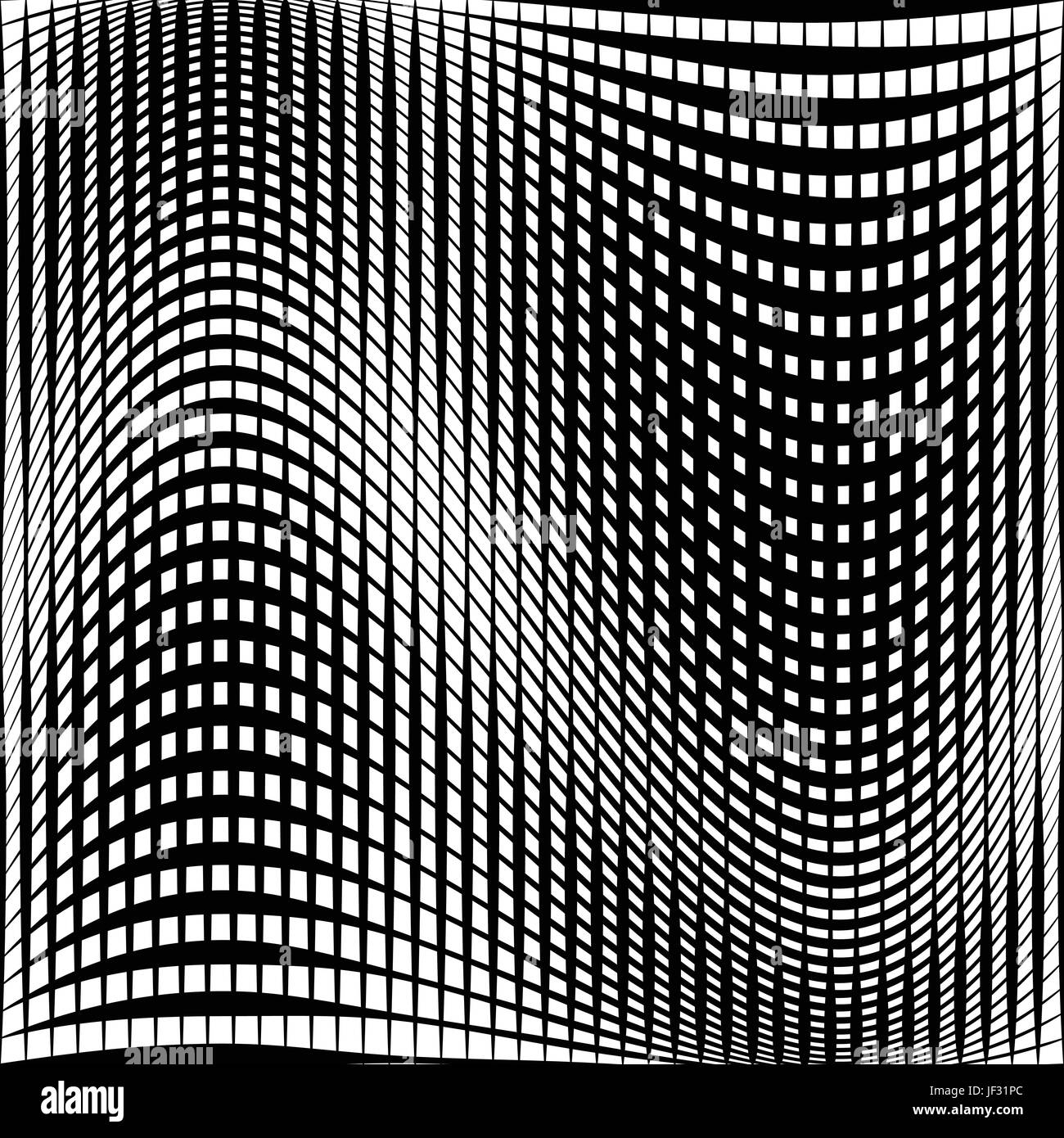Geometric black and white texture. Mesh, grid pattern of lines Stock ...