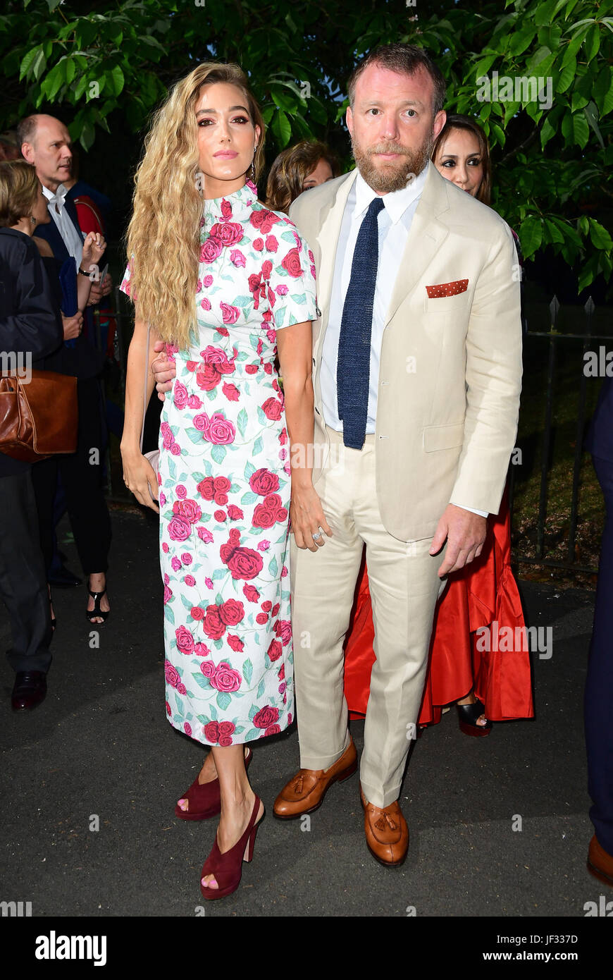 Jacqui Ainsley and Guy Ritchie attending the Serpentine Summer Party ...