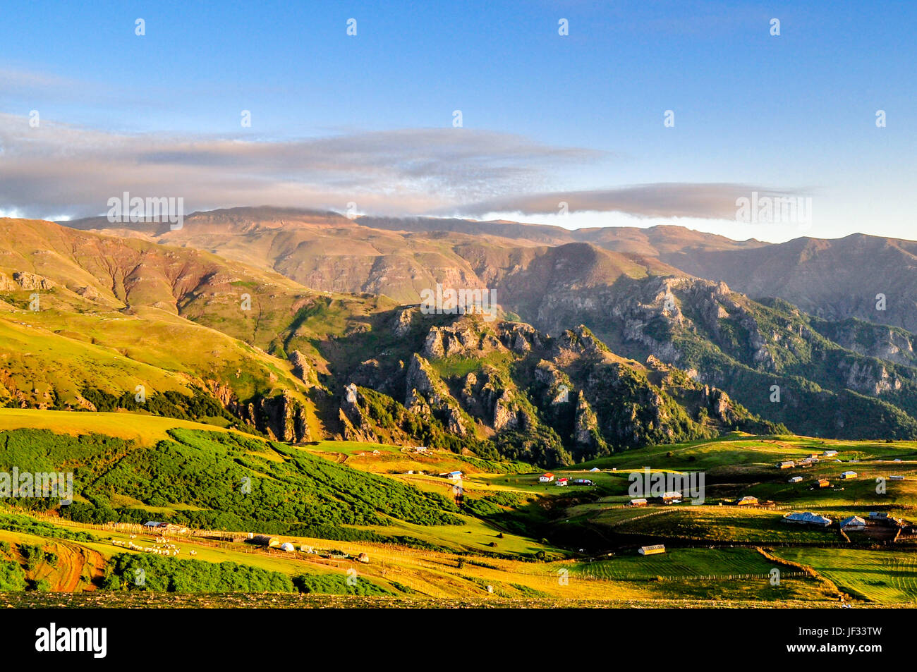 beautiful landscape in north of Iran Stock Photo