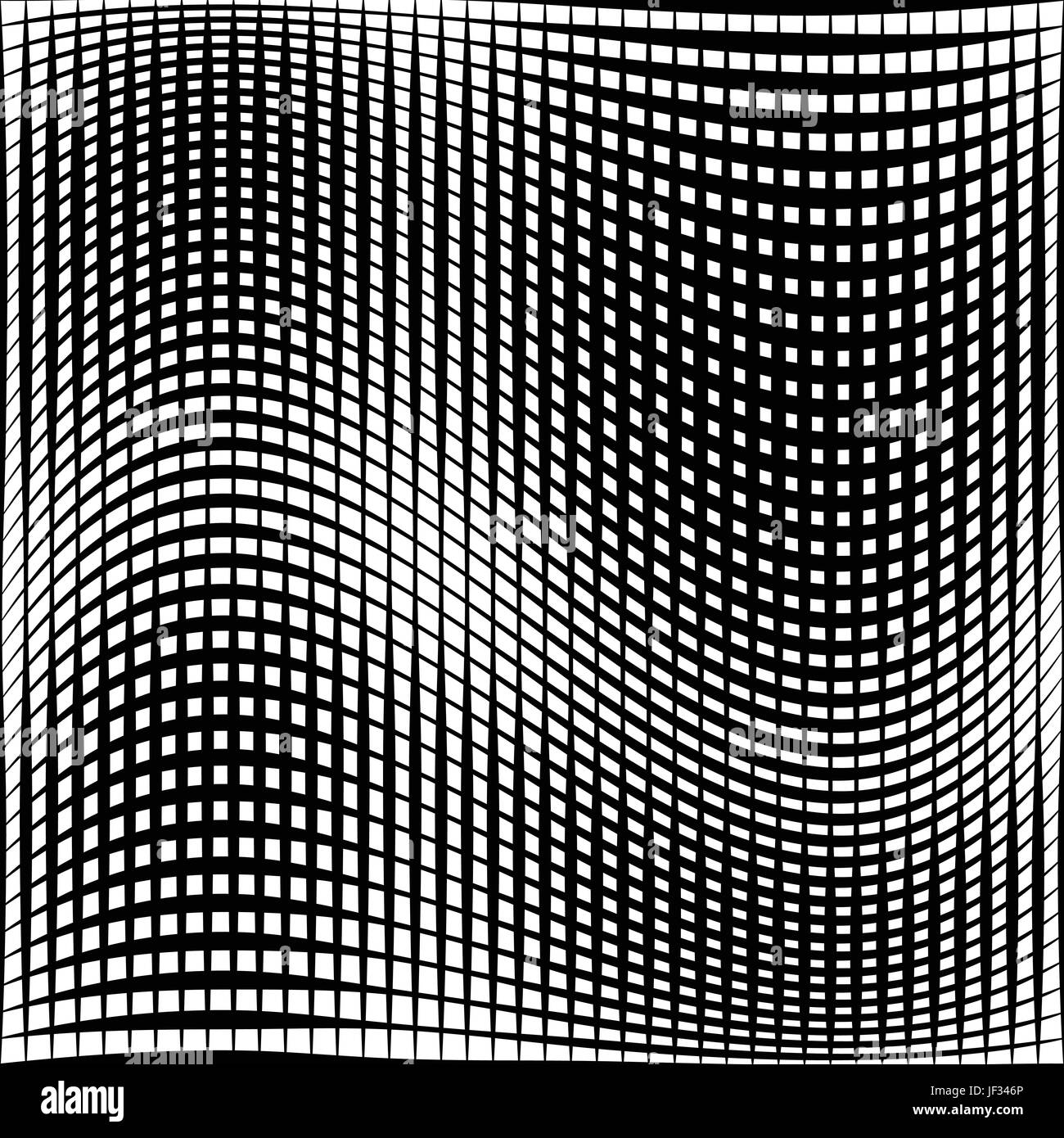 Geometric black and white texture. Mesh, grid pattern of lines Stock ...