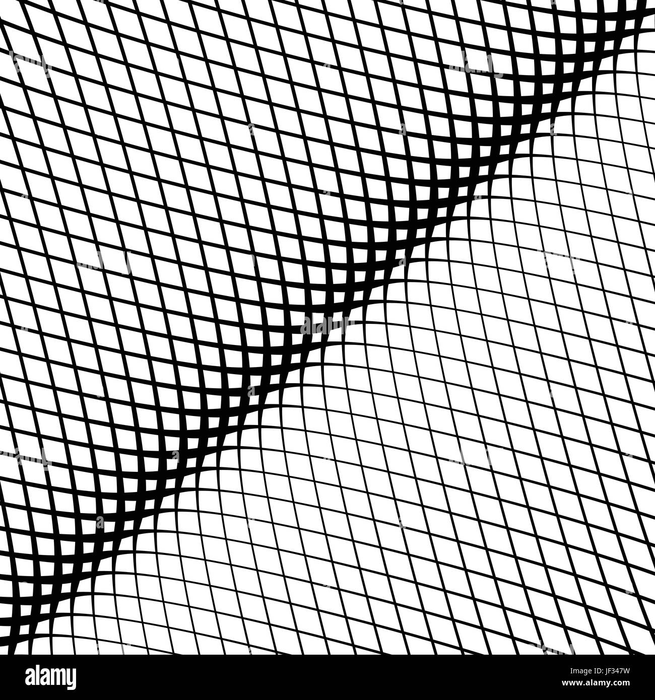Geometric black and white texture. Mesh, grid pattern of lines Stock ...