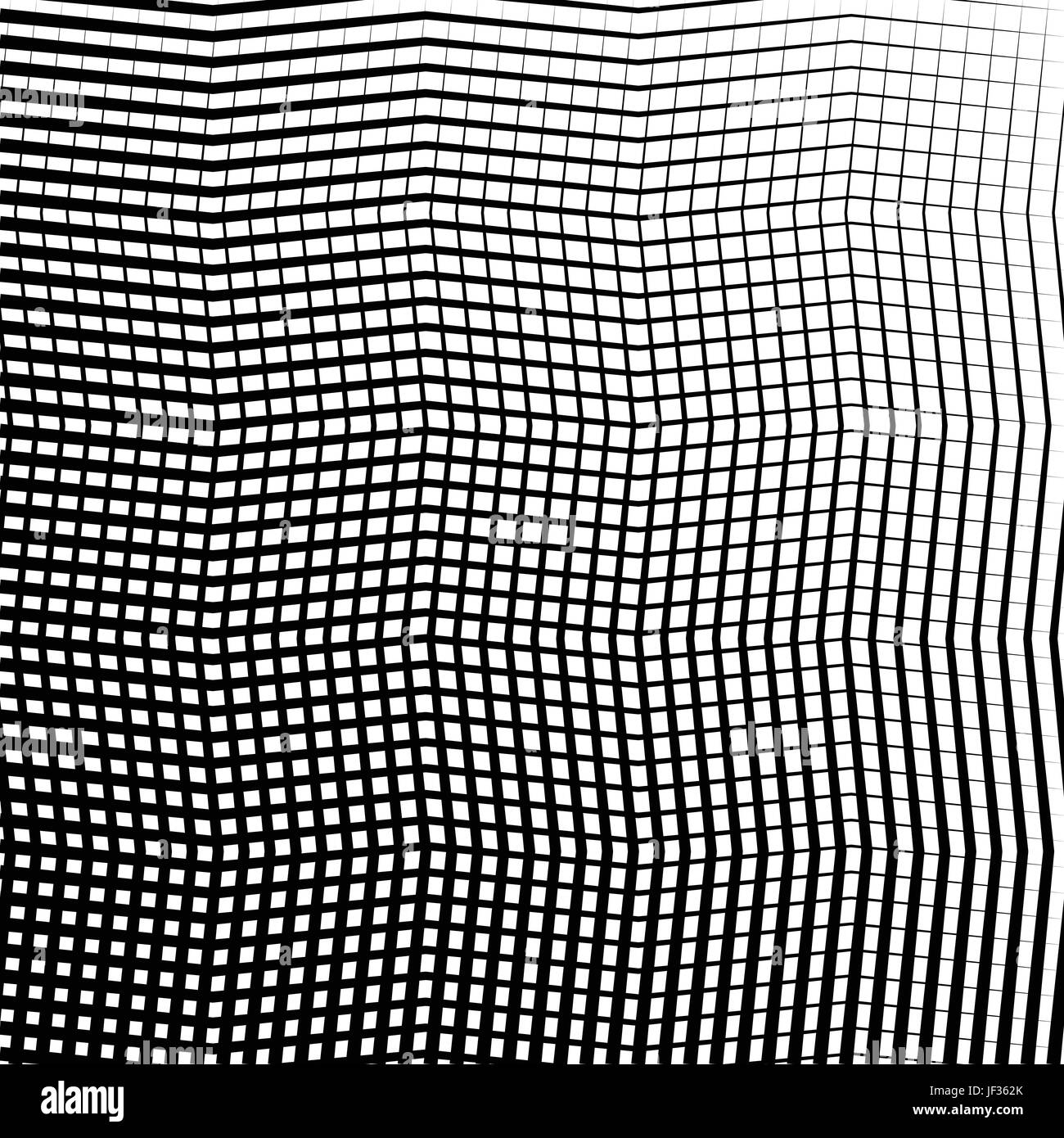 Geometric black and white texture. Mesh, grid pattern of lines Stock ...