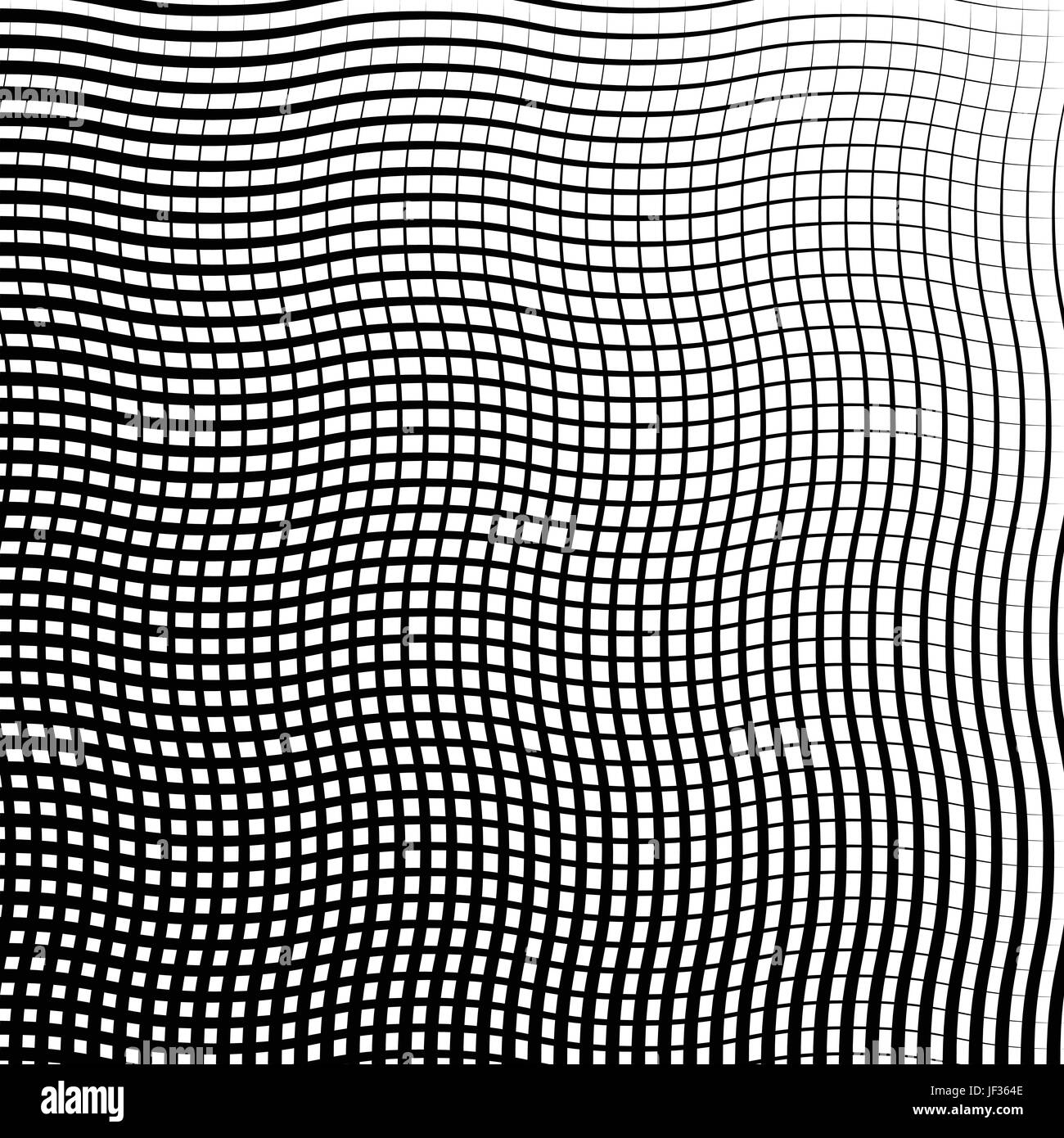 Geometric black and white texture. Mesh, grid pattern of lines Stock ...