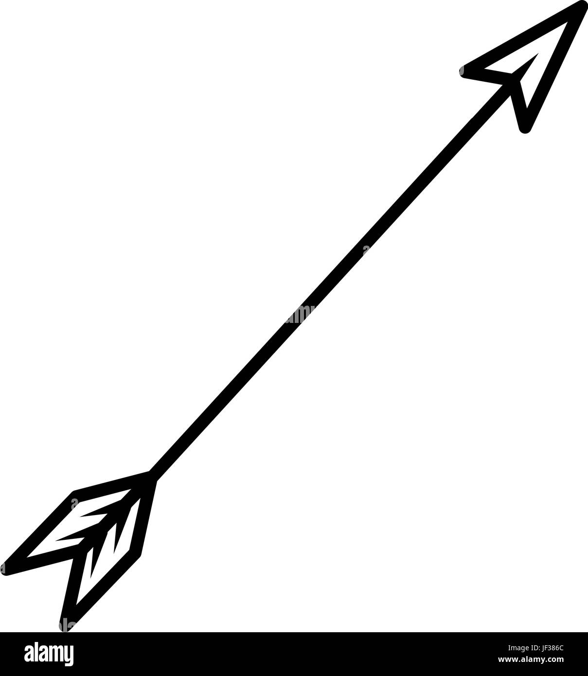 arrow icon over white background vector illustration Stock Vector Image ...