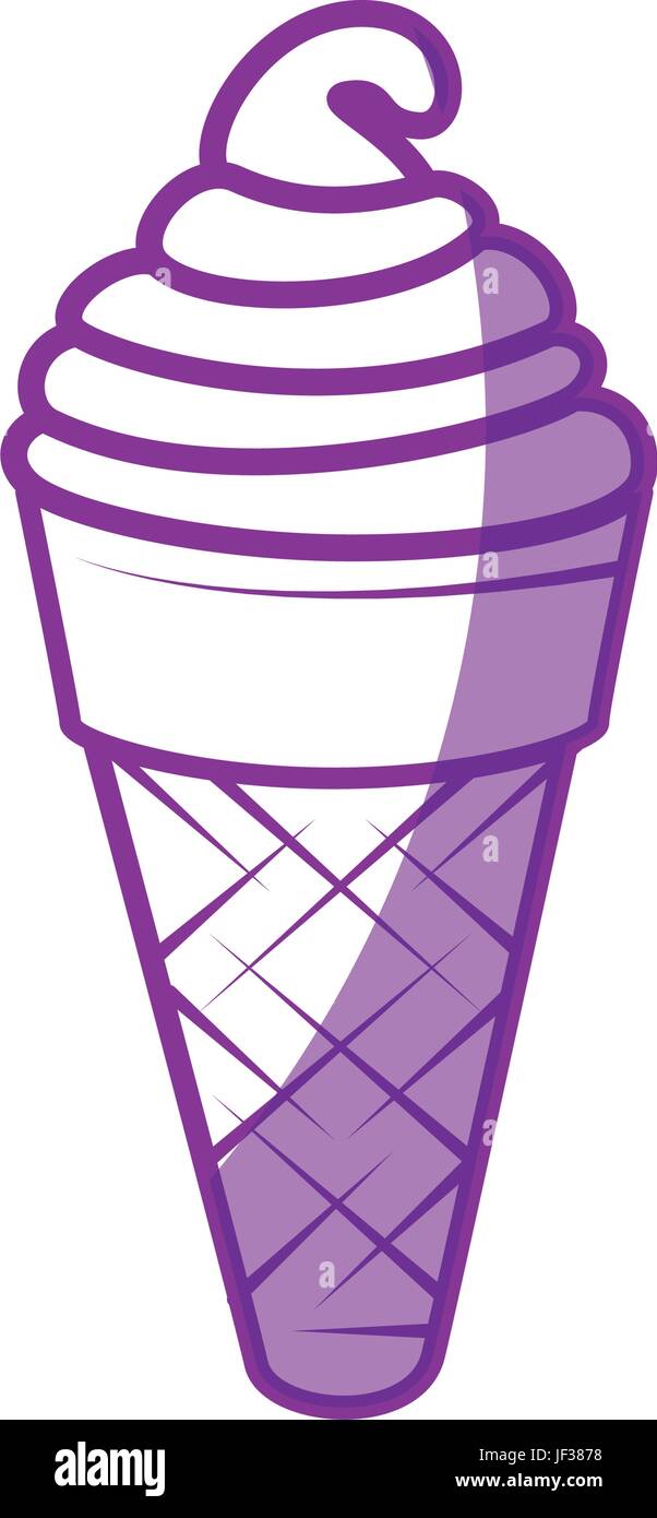 ice cream icon over white background vector illustration Stock Vector ...