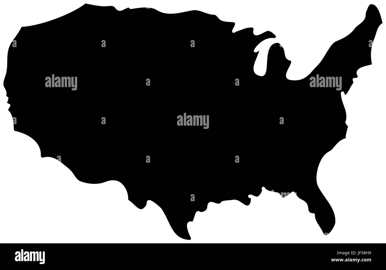 usa country map icon over white background vector illustration Stock ...