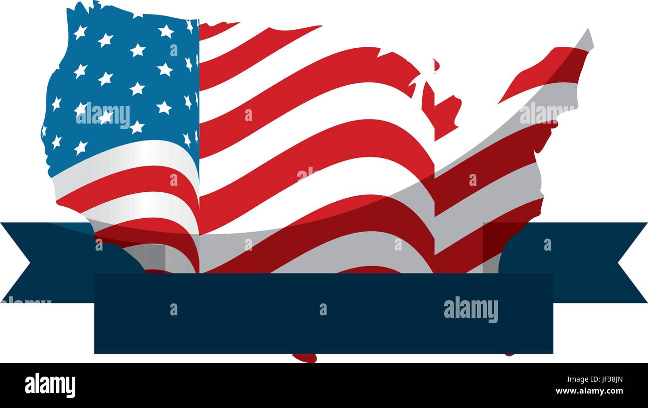 usa country map icon over white background vector illustration Stock ...