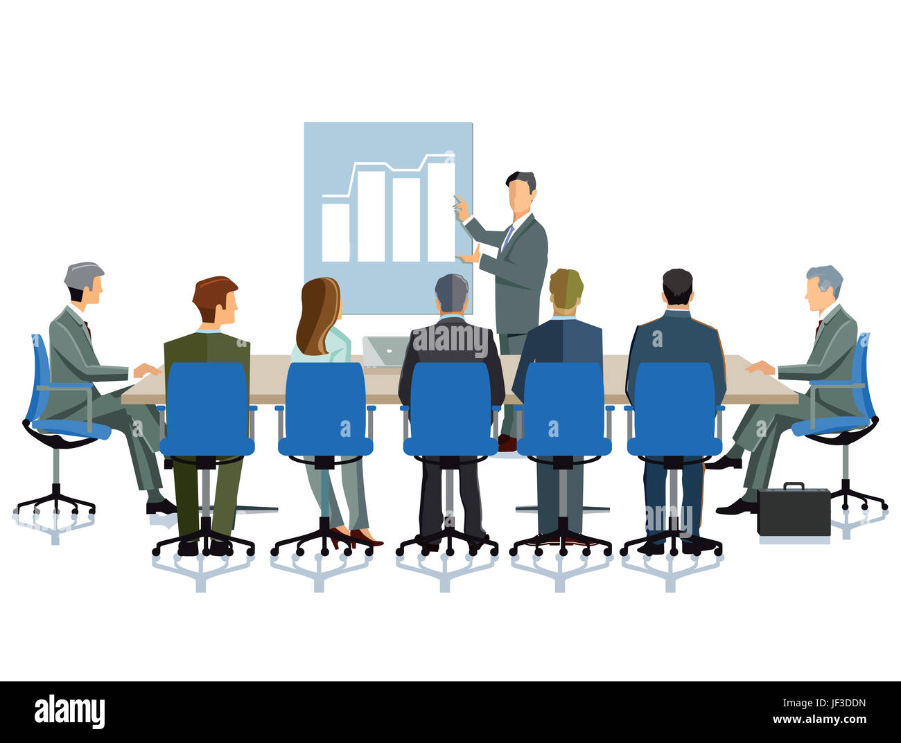 Business meeting in the company Stock Photo