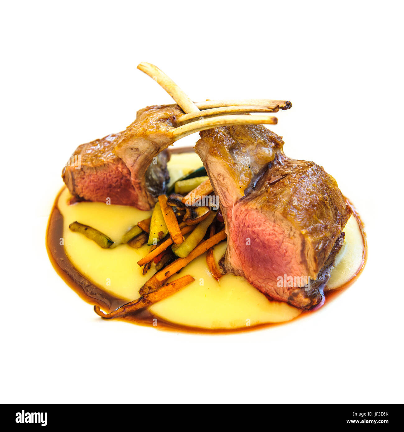delicious rack of lamb Stock Photo - Alamy