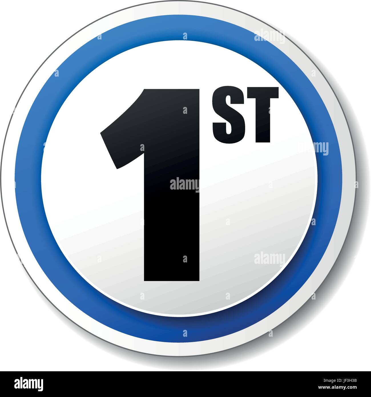 Black and white number 1 Stock Vector Images - Alamy