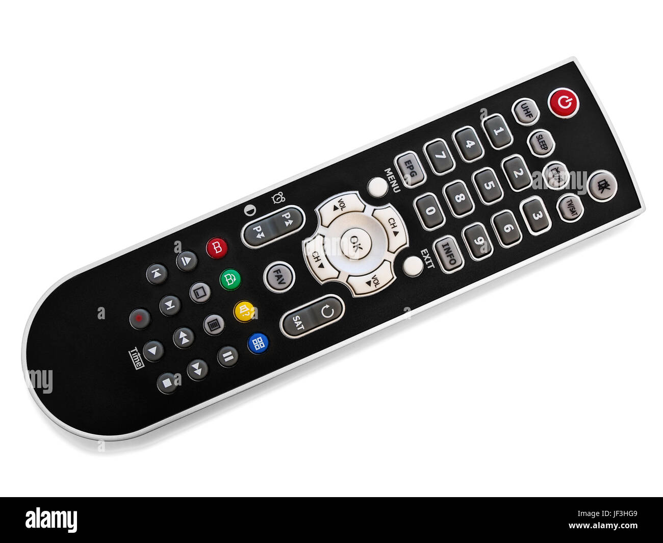 Red button remote control Cut Out Stock Images & Pictures Alamy