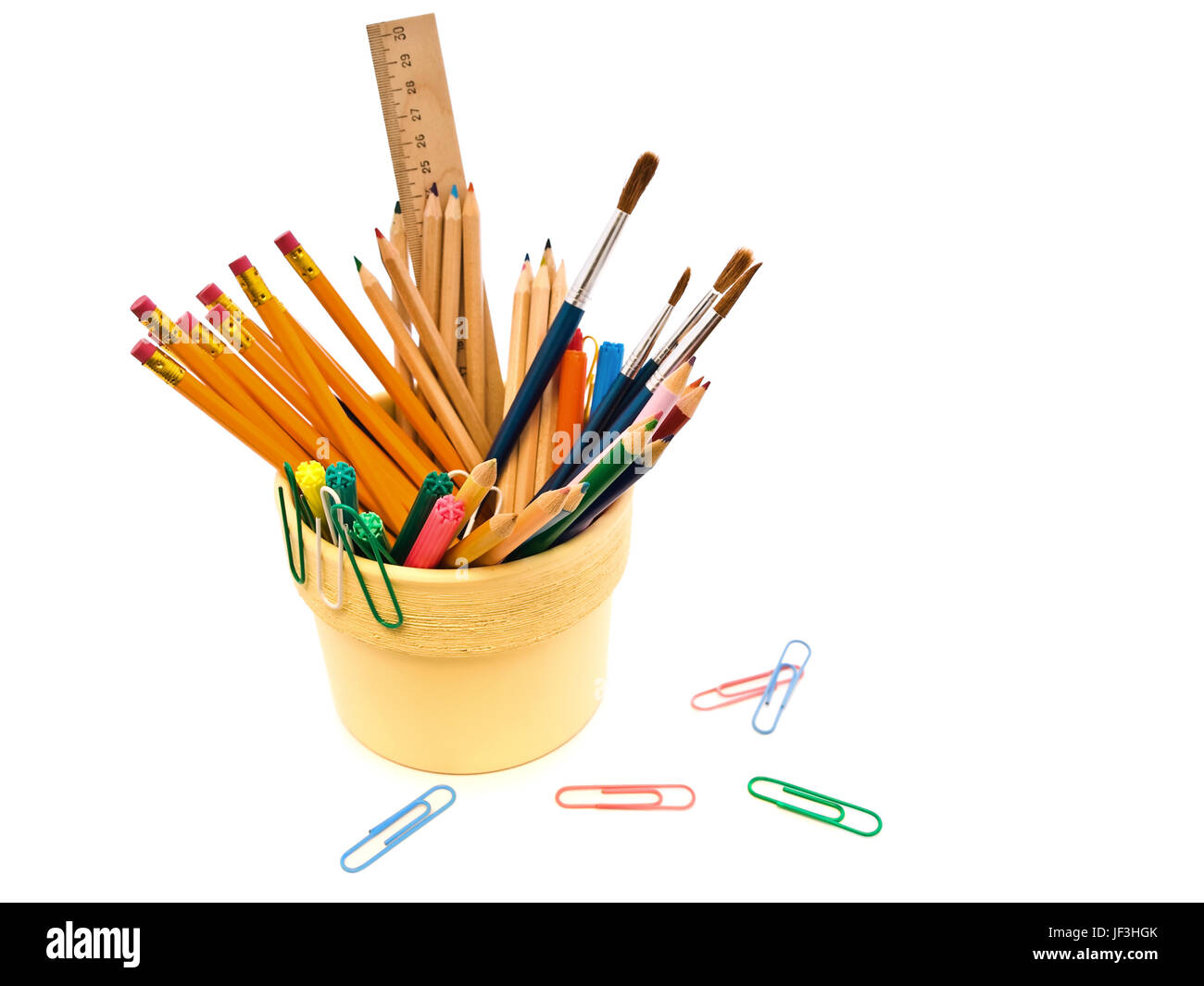 Different Office Supplies Stock Photo Alamy