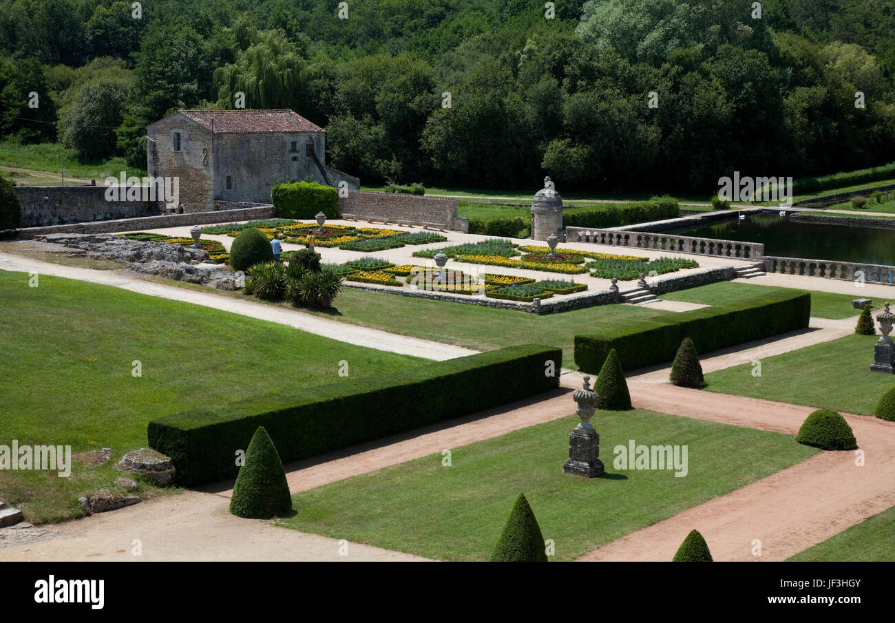 Château de la Roche Courbon France Stock Photo