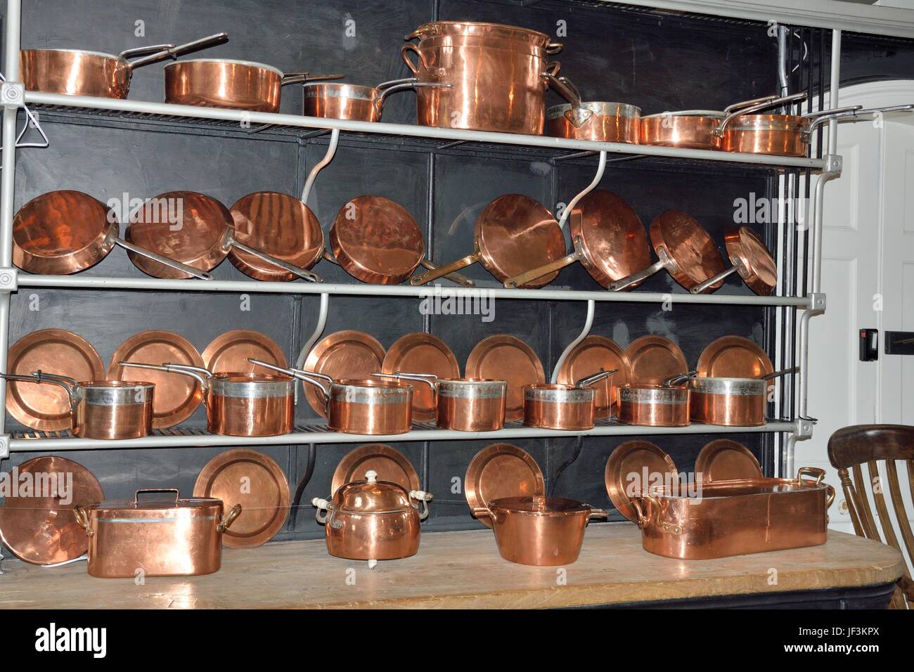 Antique copper cooking pot hi-res stock photography and images - Alamy