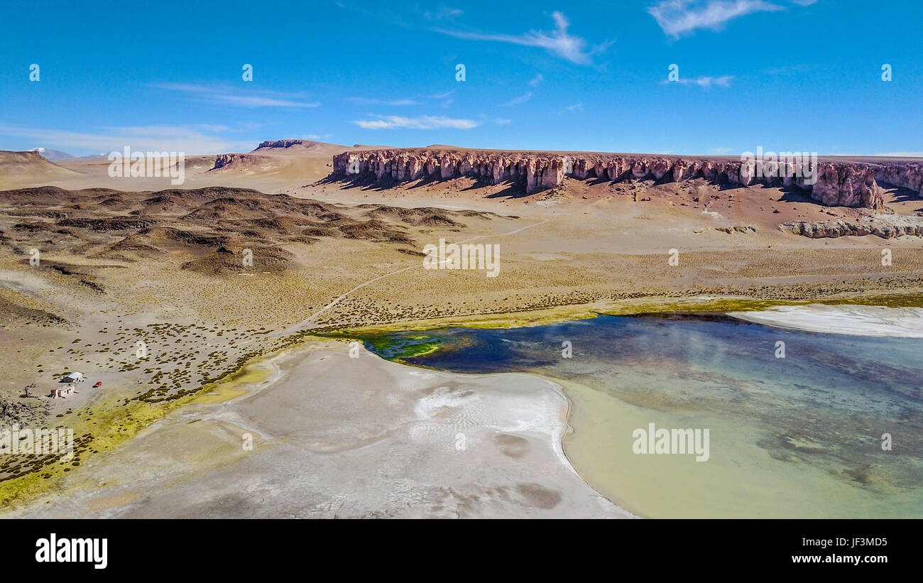 Salar de Tara at the Atacama desert, Chile Stock Photo