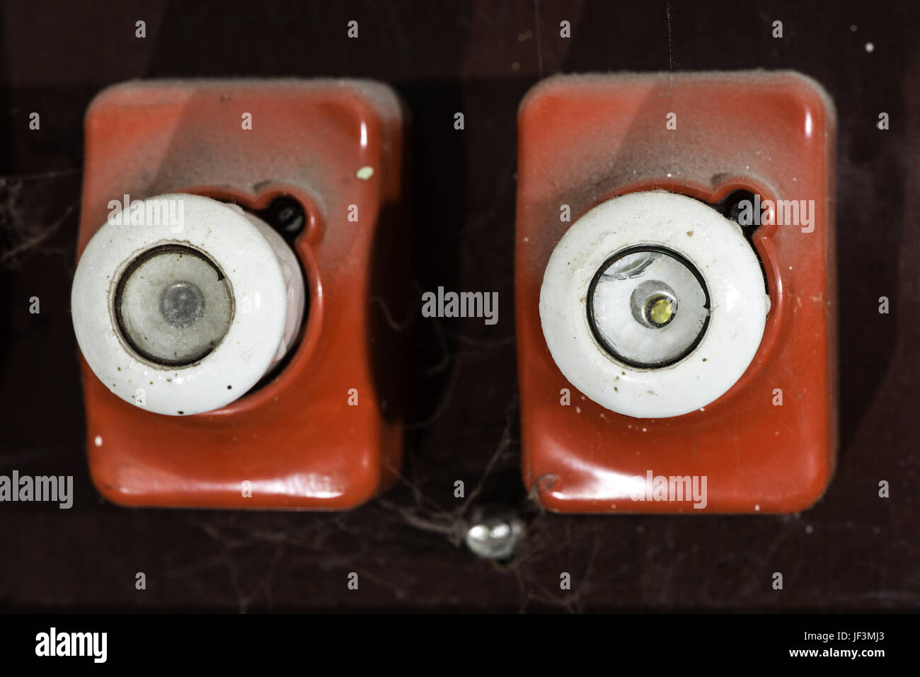 Vintage electrical fuse Stock Photo - Alamy