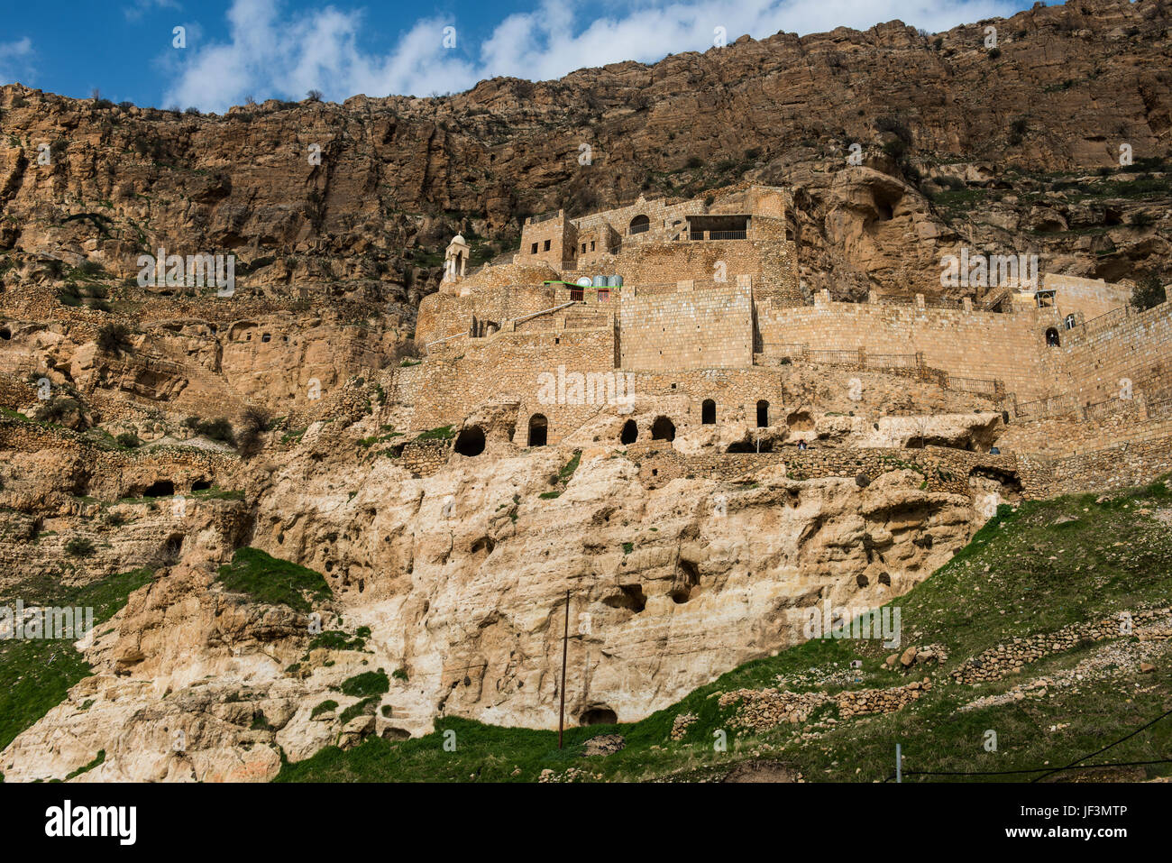 Rabban Hormzid Monastery although named Sant Hormzid Monastery in Al-Kosh, Iraq Kurdistan Stock Photo
