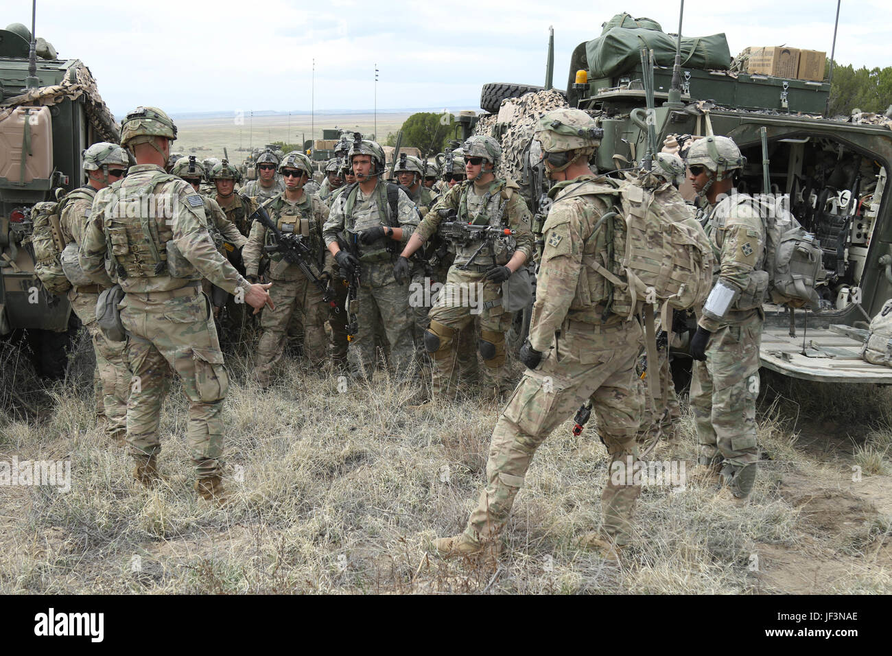 Soldiers of Company B, 1st Battalion, 38th Infantry Regiment, 1st ...