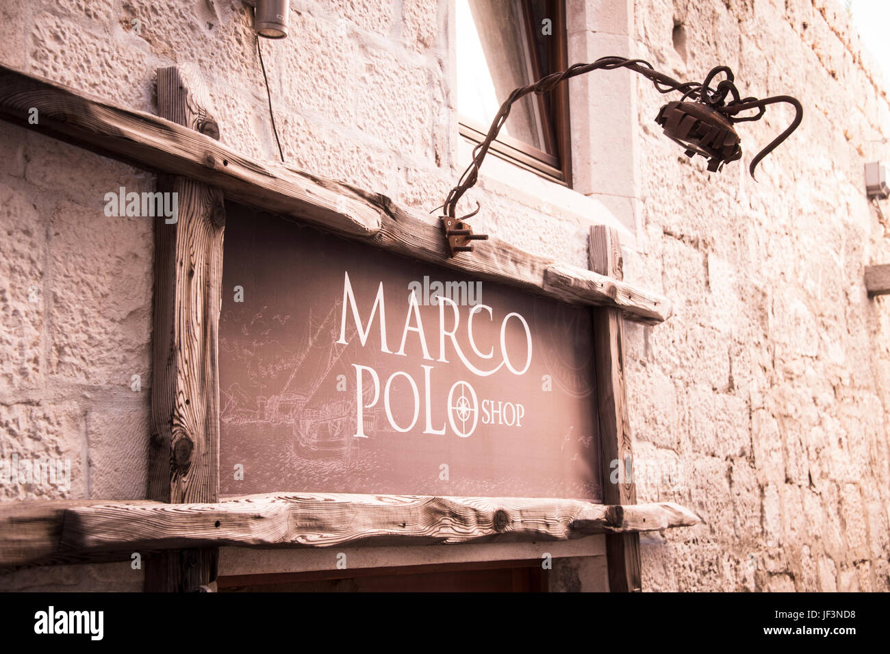 Legendary Marco Polo Tea in the Black Box Editorial Stock Photo