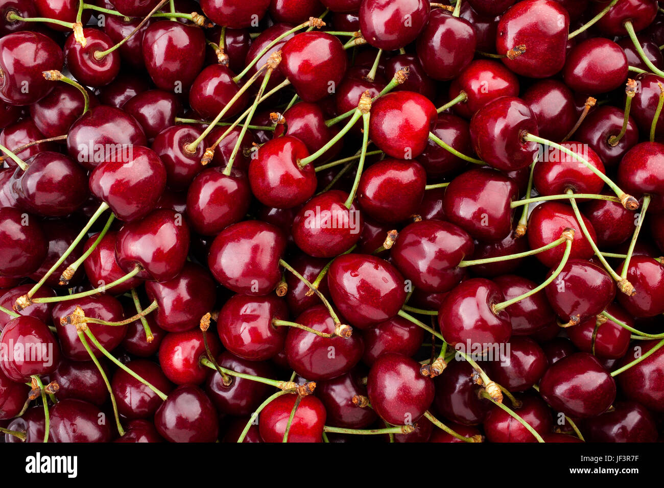 red cherry texture Stock Photo