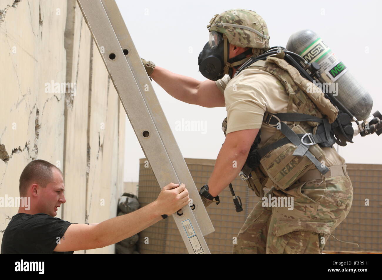 A U.S. Army Paratrooper, deployed in support of Combined Joint Task