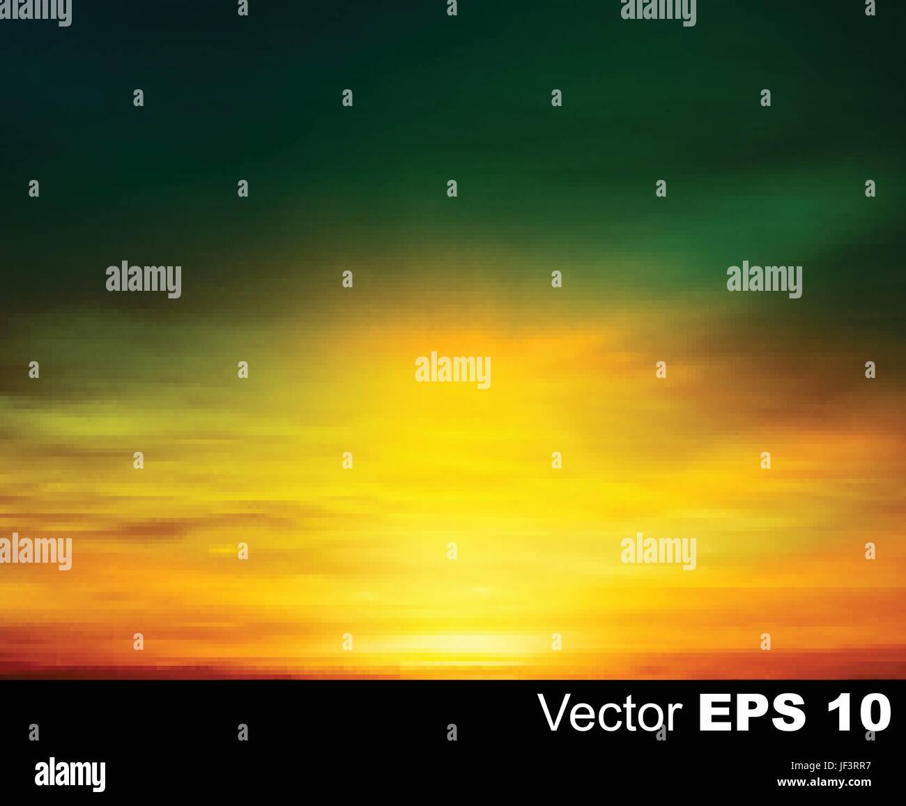 colour, sunset, abstract, orange, color, firmament, sky, backdrop, background Stock Vector Image