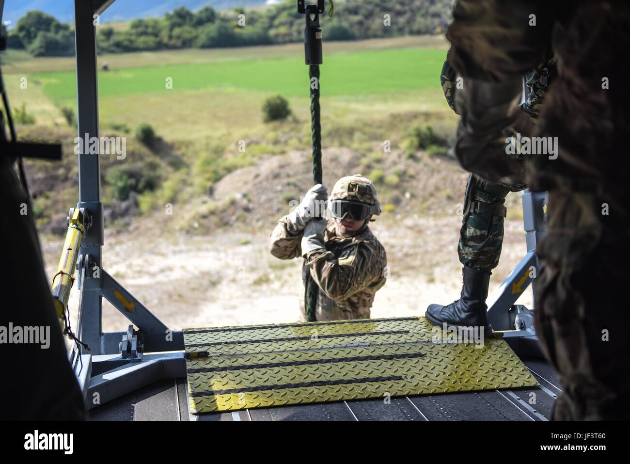 U.S. Army 173rd Airborne Brigade and Greek Army paratroopers conducted ...