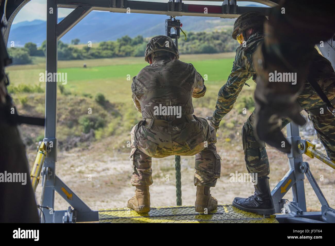 Brigade Ropes U.S. Army 173rd Airborne Brigade and Greek Army paratroopers conducted ...
