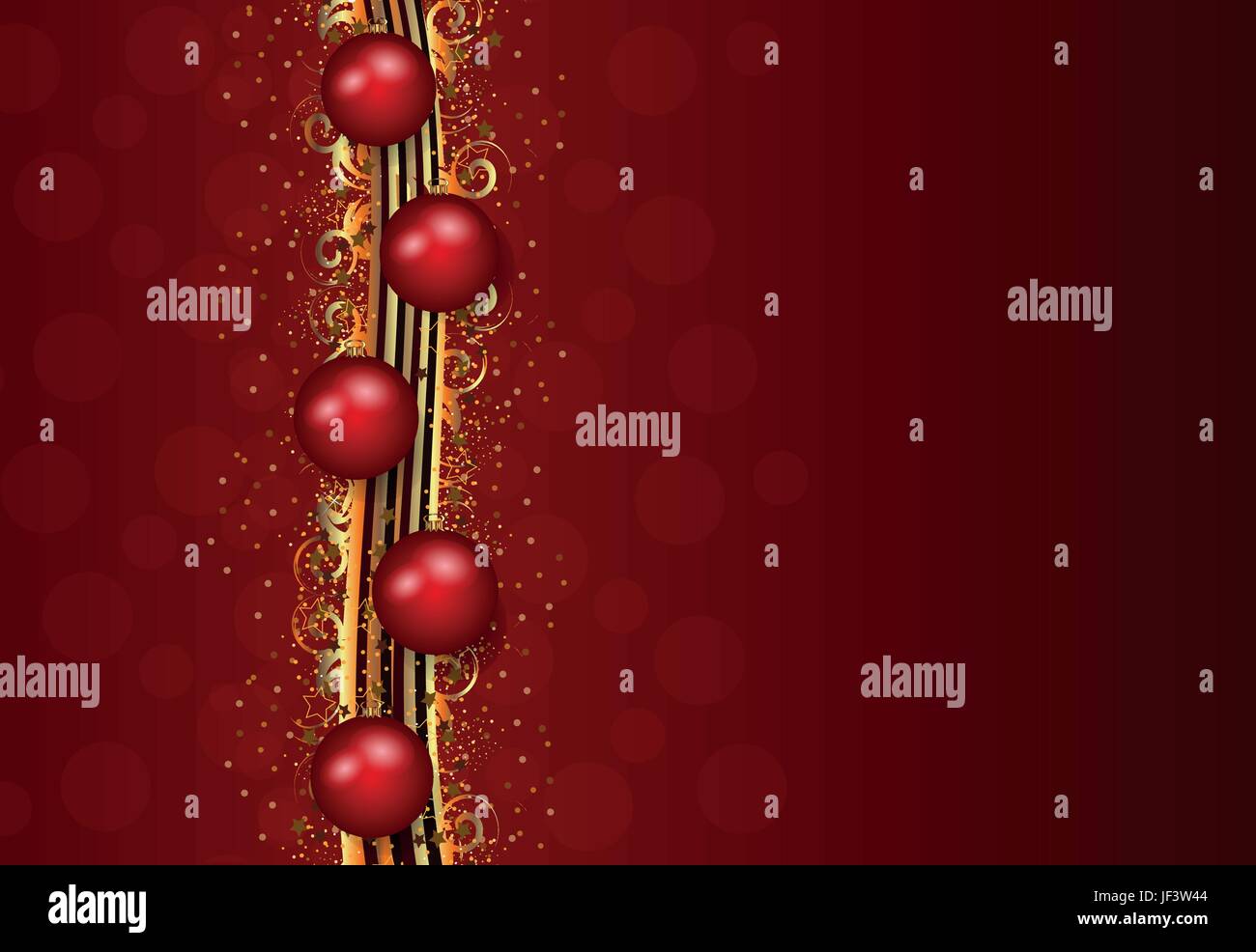 christmas, balls, decorations, vector, colorful, backdrop, background, gold, Stock Vector