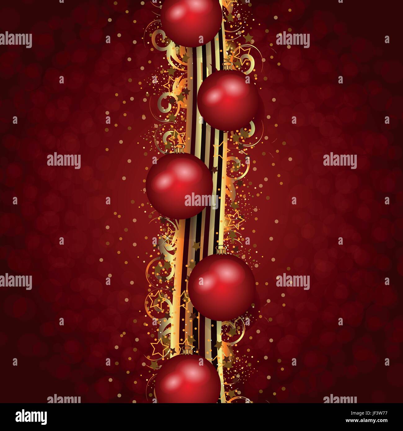christmas, balls, decorations, vector, colorful, backdrop, background, gold, Stock Vector