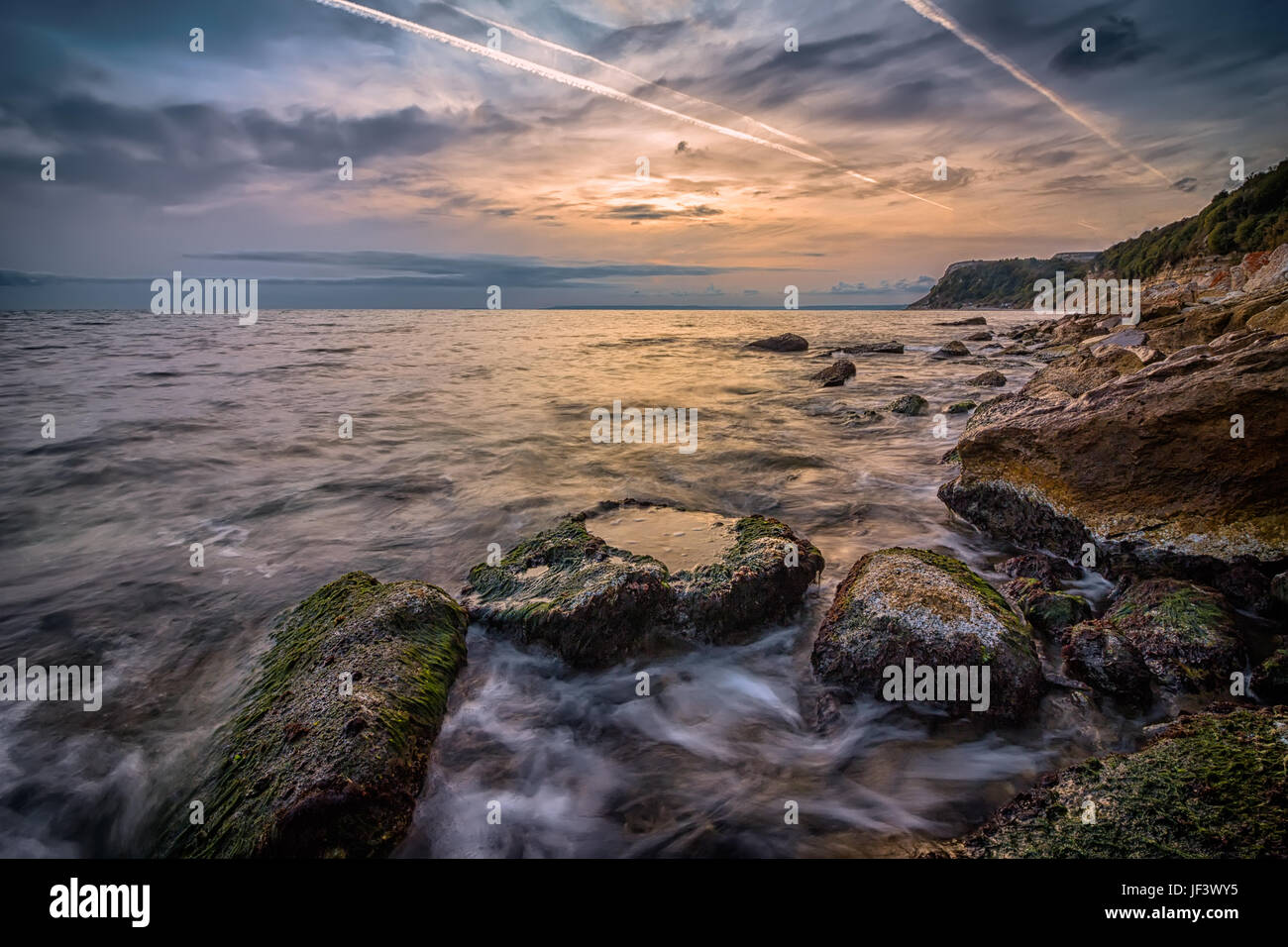 Beautiful rocky coast rough sea hi-res stock photography and images - Alamy