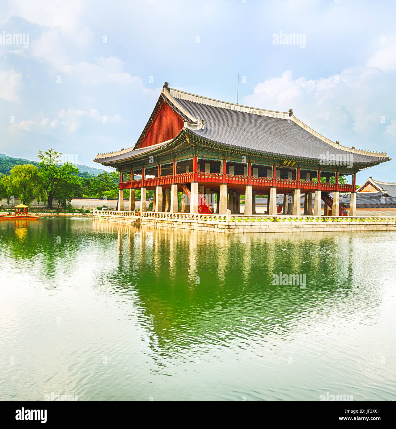 Gyeongbokgung Palace. South Korea. Stock Photo