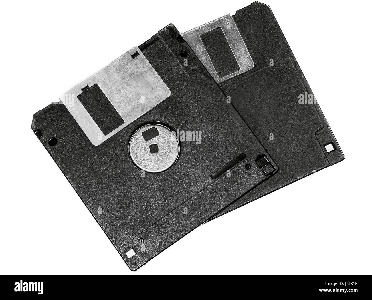 Two floppy disks Stock Photo