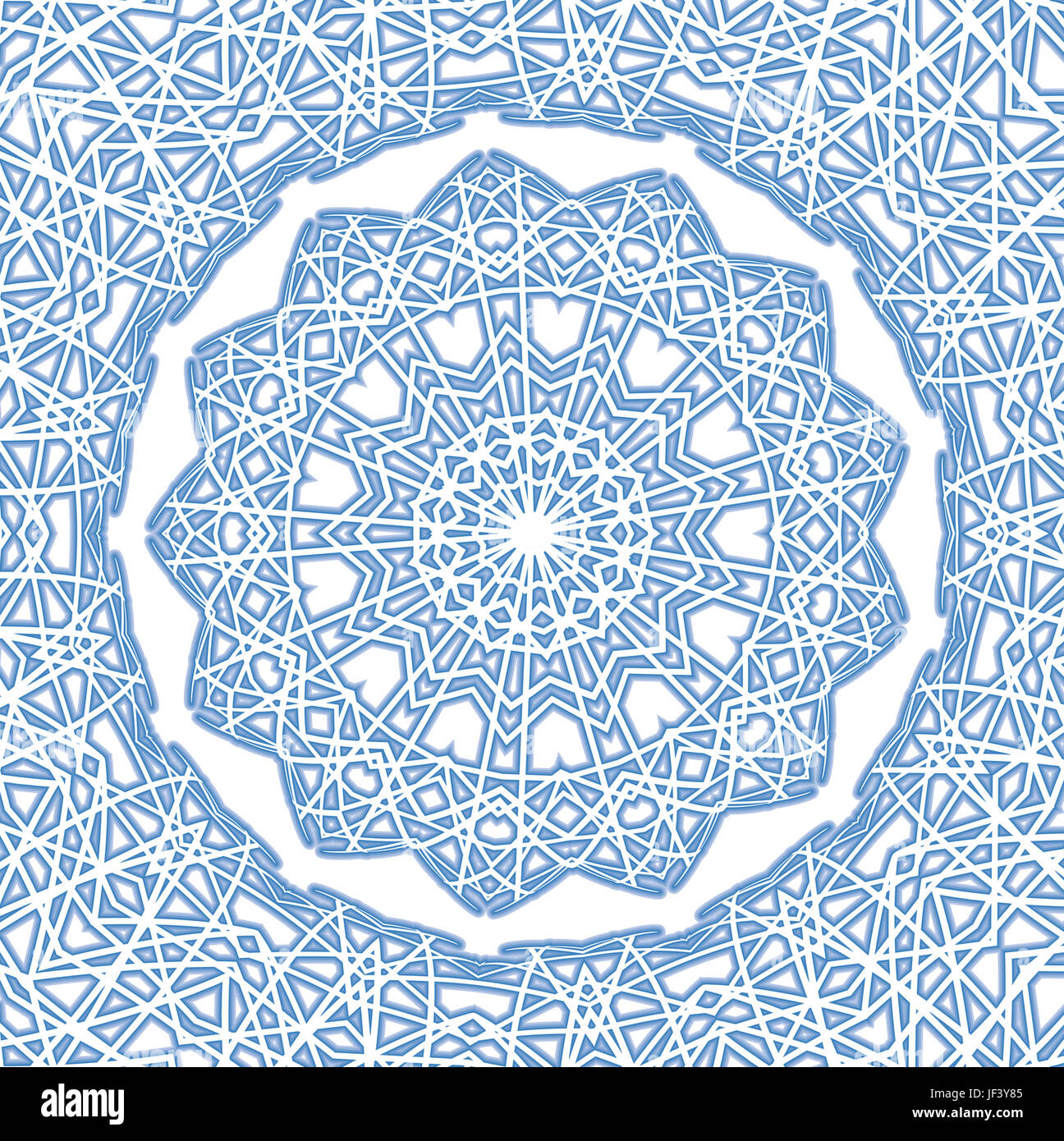 Abstract blue pattern on white Stock Photo - Alamy