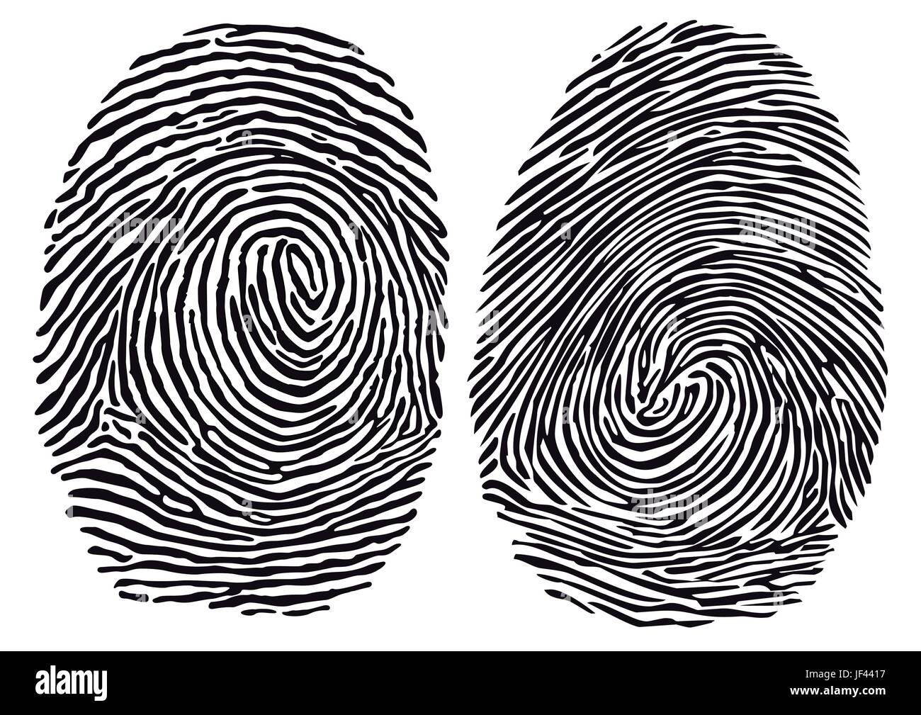 fingerprint Stock Vector