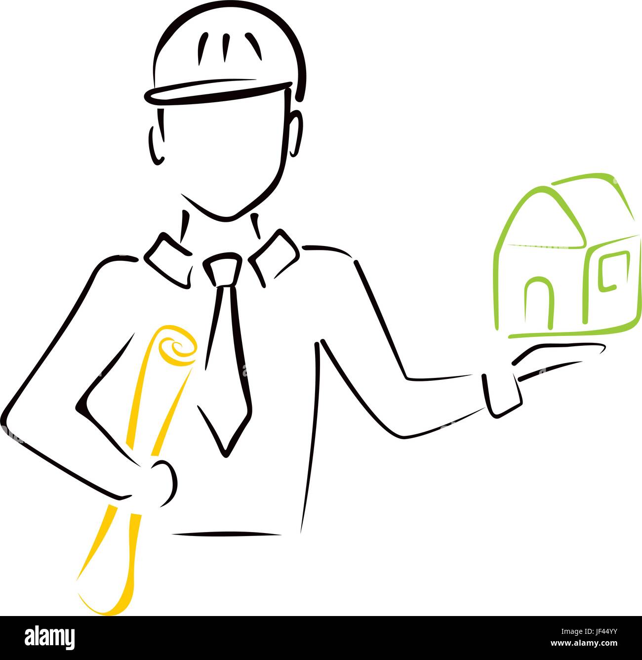 Project manager building Stock Vector Images - Alamy